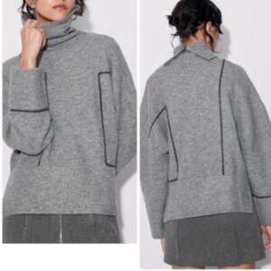 Zara Mock Neck Sweater